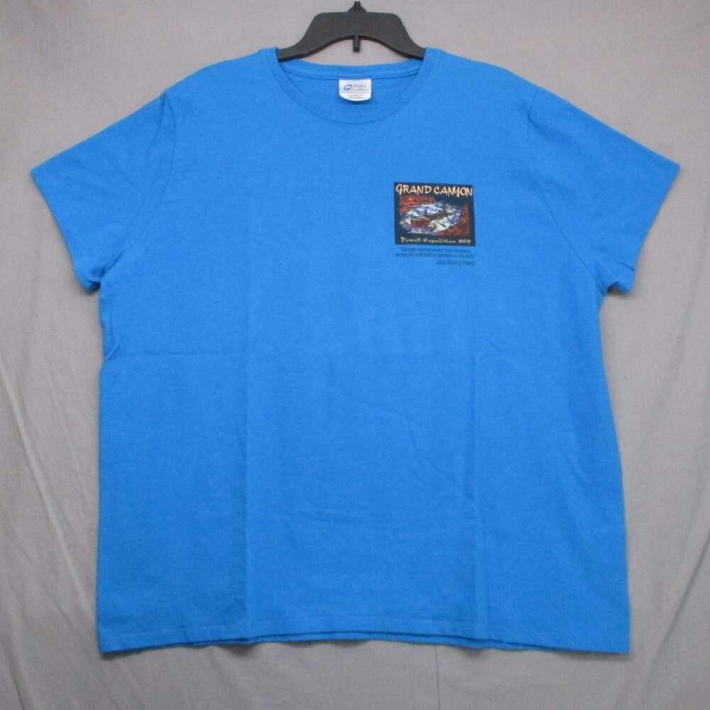 Grand Canyon Graphic Print T-Shirt Blue Men Size | L